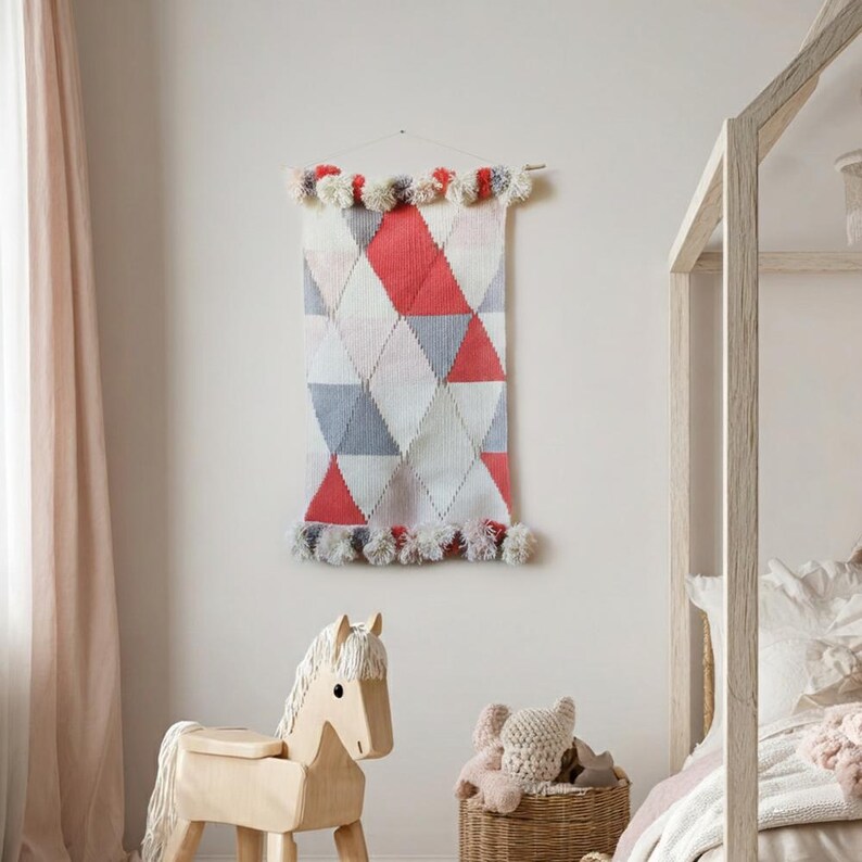 circus nursery wall art in a kids bedroom
