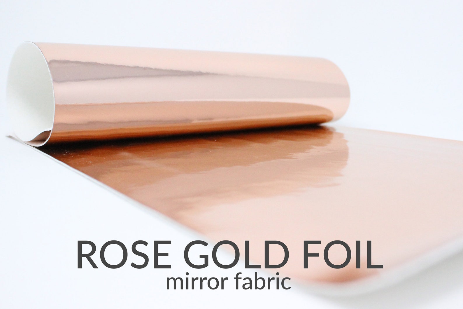 ROSE GOLD FOIL Fabric Sheet Roes Gold Shiny Fabric Rose Etsy