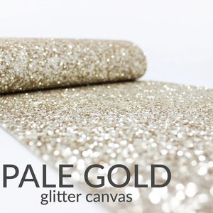 Popular GOLDS Chunky Glitter Fabric Gold Glitter Canvas Glitter Faux Leather Fabric Sheet for DIY Choose Color A4 Sheet image 5