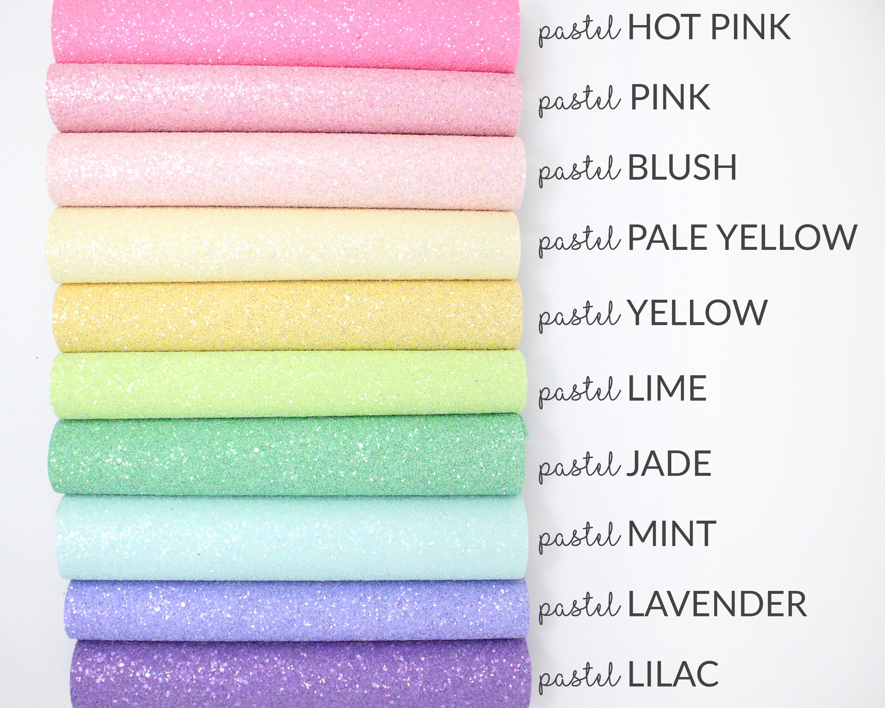 Chunky Glitter Fabric | A4 or A5 Chunky Glitter Canvas | Glitter Shee…