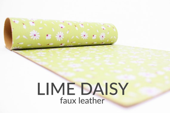 8PCS Daisy PVC Vinyl Fabric Roll Daisy Printed Faux Leather A4 Waterproof  Vinyl Fabric For Handbags DIY Crafts Table Decor - AliExpress