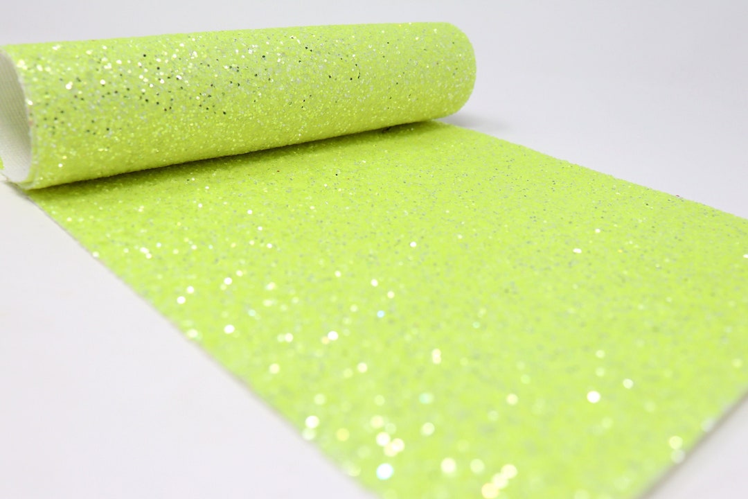 HIGHLIGHTER Chunky Glitter Fabric Chunky Glitter Canvas Etsy