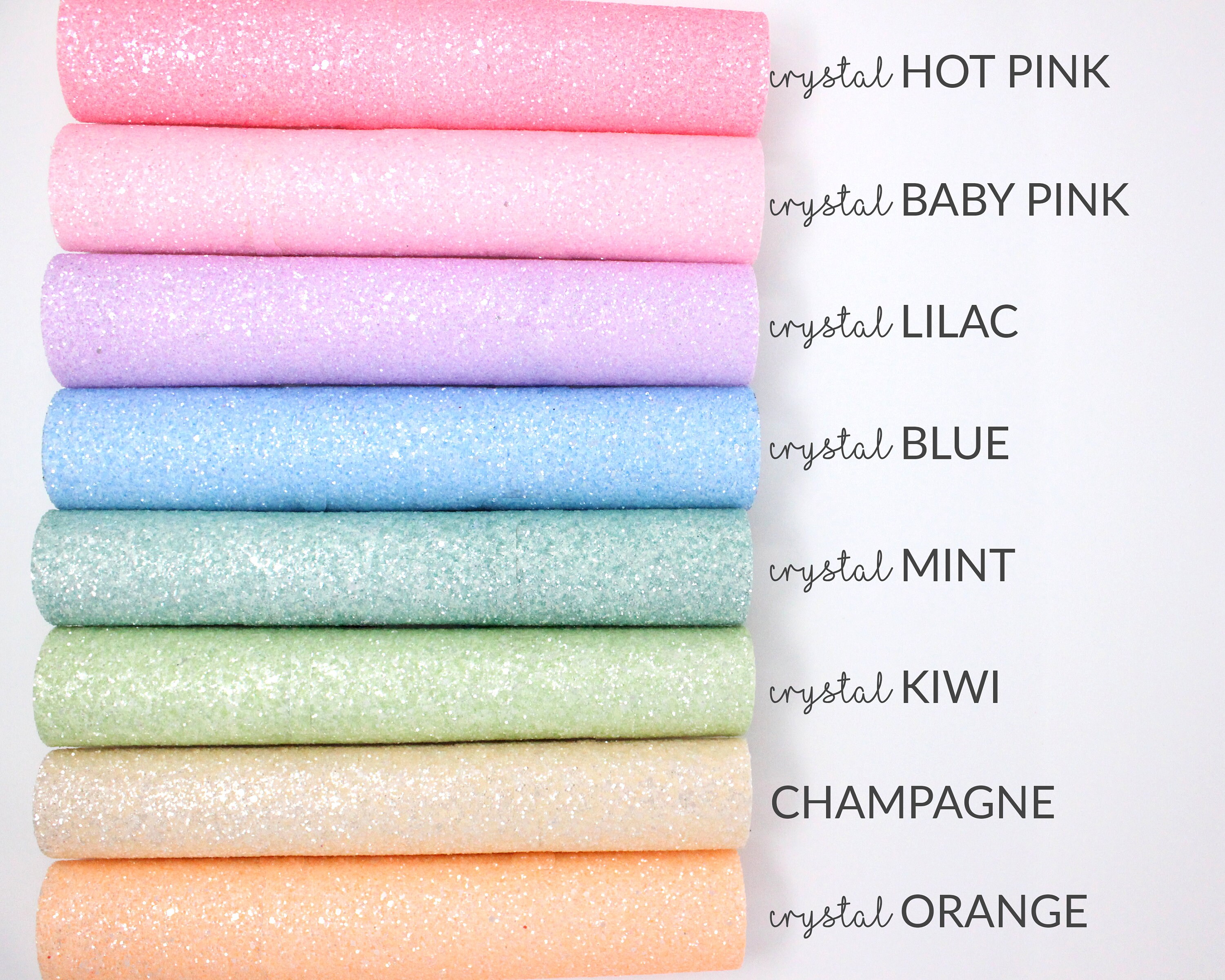 CRYSTAL BLUE Chunky Glitter Canvas A4 Chunky Glitter Fabric Etsy