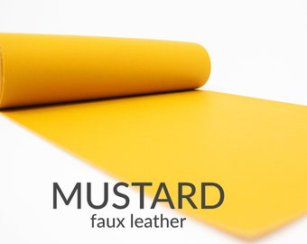 Yellow on sale pleather material