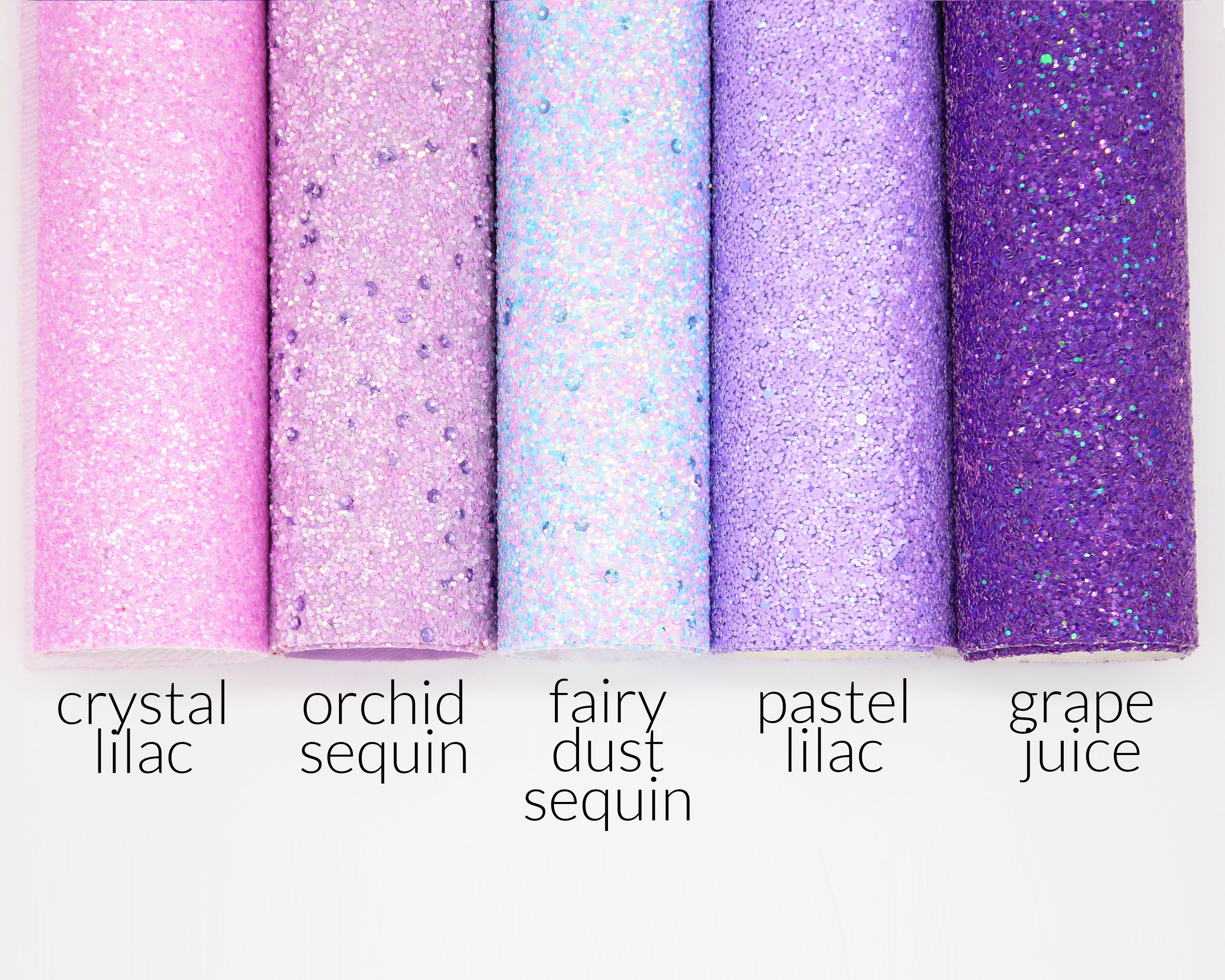 Lilac Pinkish Purple Disco Glitter Chunky Glitter faux leather sheet g –  thefabricdude
