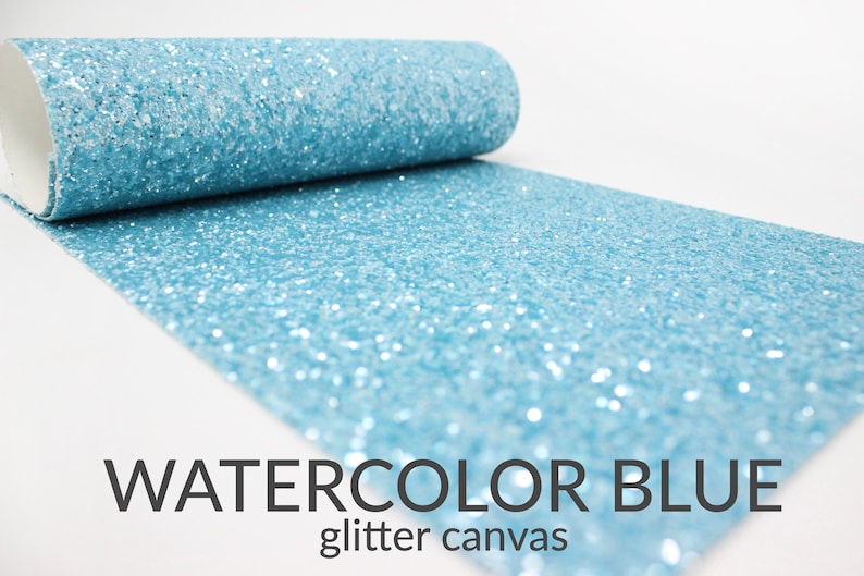 Mermaid A5 Sheet MERMAID Chunky Glitter Canvas Blue Chunky Glitter Glitter Material Glitter Fabric Chunky Glitter Fabric Sheet