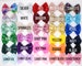 Sequin Bows | 5' Sequin Bows | 5 inch Sequin Bows | Bulk Sequin Bows | Wholesale Sequin Bows | 5' Glitter Bows | Choose Color + Quantity 