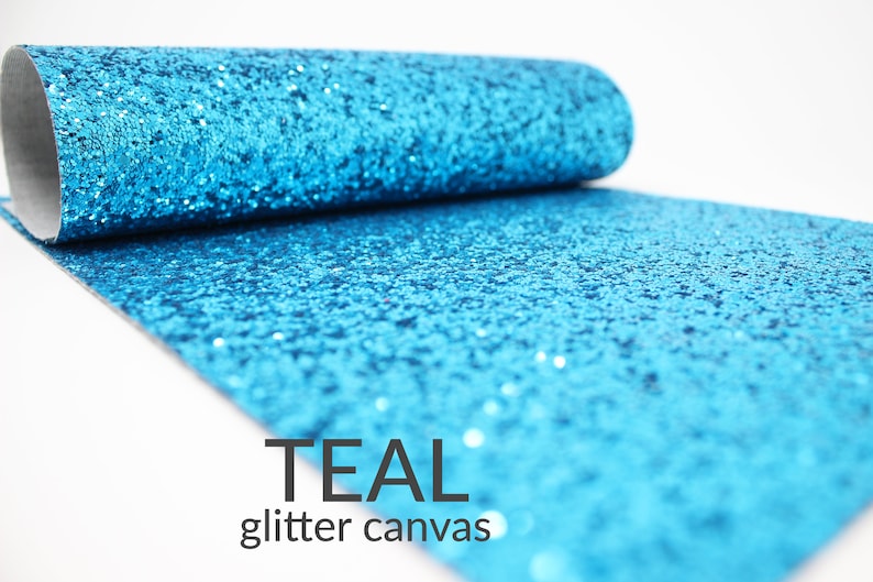 Mermaid A5 Sheet MERMAID Chunky Glitter Canvas Blue Chunky Glitter Glitter Material Glitter Fabric Chunky Glitter Fabric Sheet