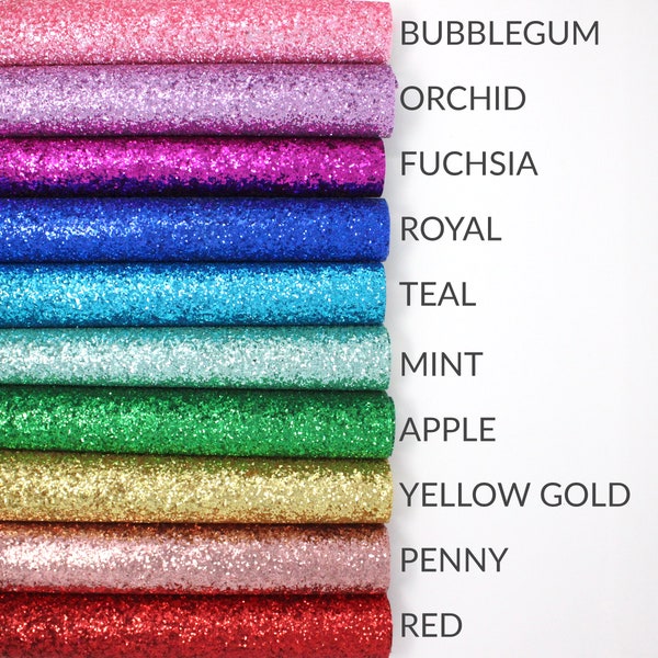 Chunky Glitter Fabric | A4 Chunky Glitter Canvas | Glitter Material | Glitter Fabric Sheet | METALLIC Chunky Glitter | METALLIC A4 Sheet