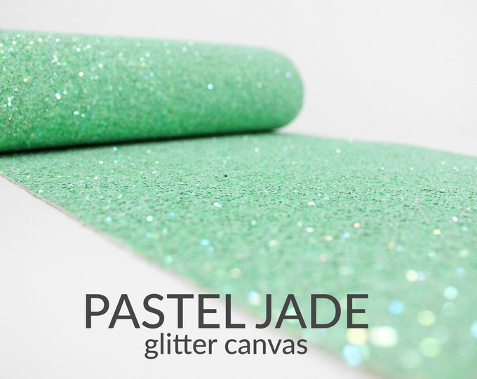 Rainbow Chunky Glitter Fabric Sheet Chunky Glitter Canvas Etsy