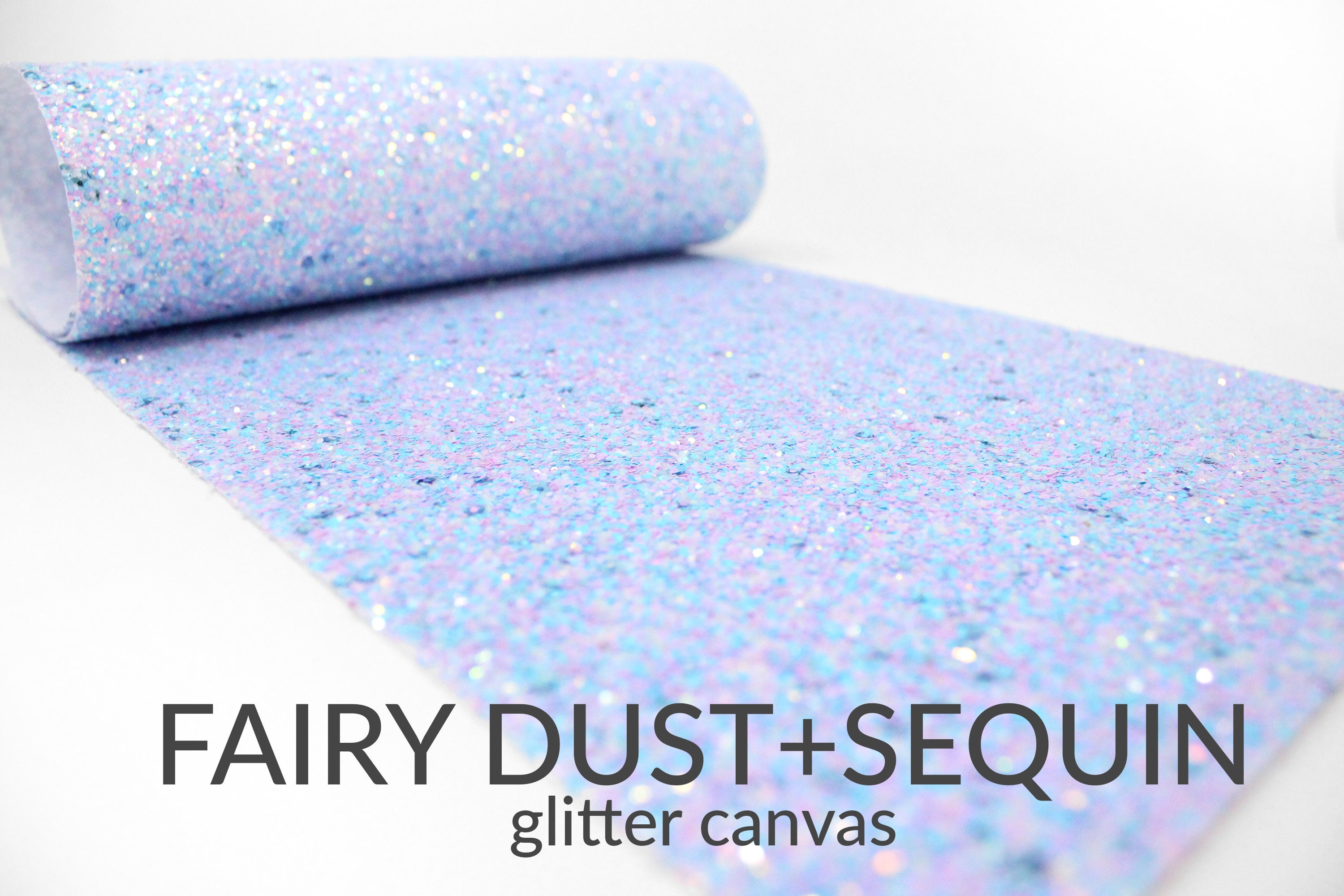 FAIRY DUST SEQUIN Chunky Glitter Canvas A5 or A4 Sheets | Chunky Glit…