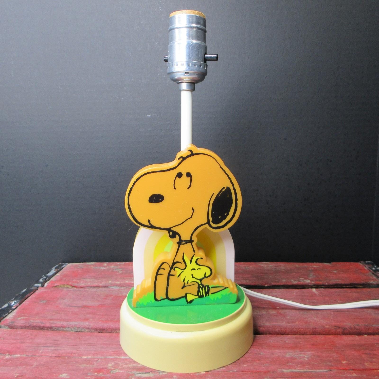 Vintage Snoopy Lamp - Etsy