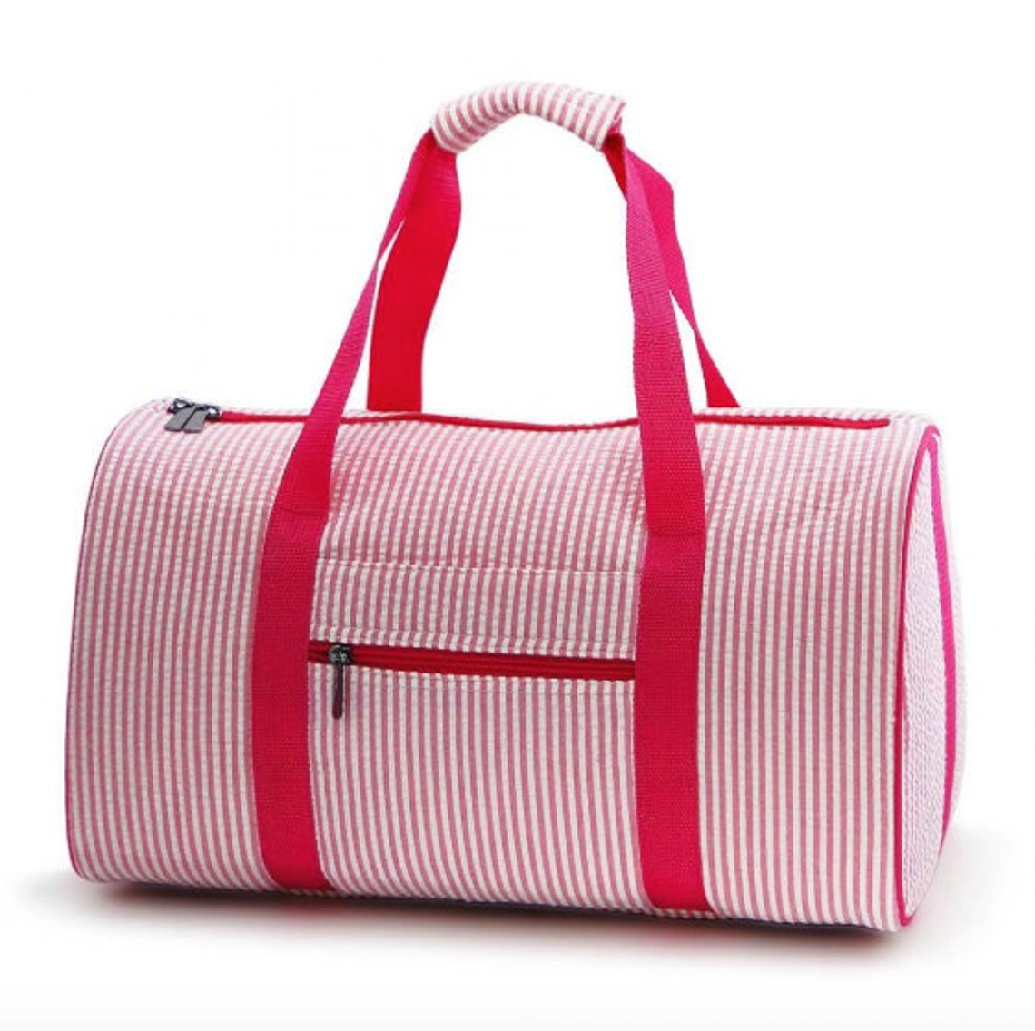Seersucker Duffle Bag Personalized Duffle Bag Girls Duffle | Etsy