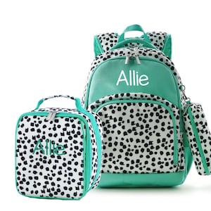 Personalized Backpack and Lunch Box - Dalmatian Backpack for Kids