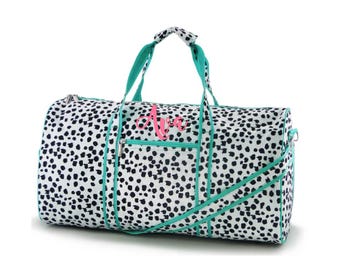 Sac de voyage à imprimé dalmatien - Sac de voyage brodé personnalisé