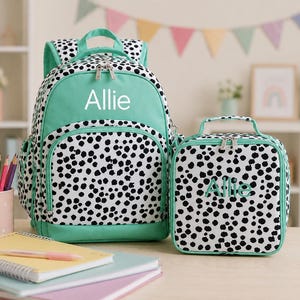 Personalized Backpack and Lunch Box - Dalmatian Backpack for Kids