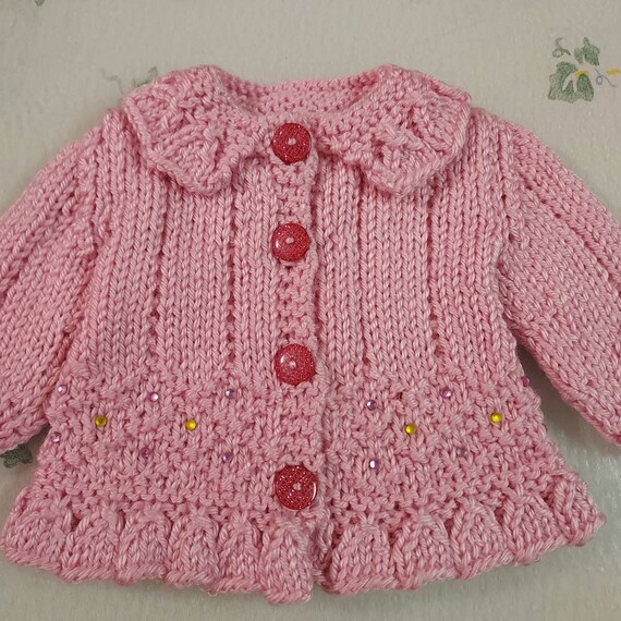 Doll Sweater With Diamond Pattern and Embellished With Jewels. - Etsy
