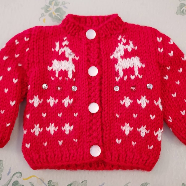 Reindeer Sweater - Etsy