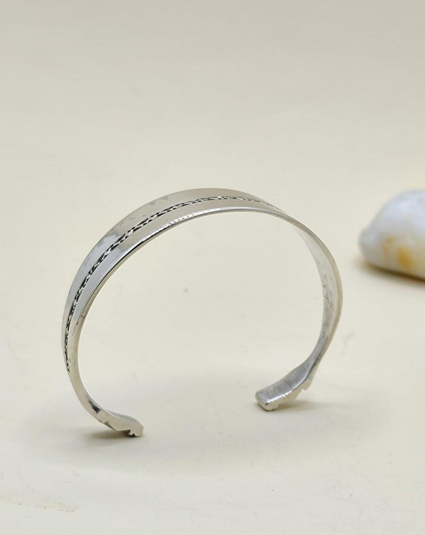 THICK TUAREG BRACELET. Handcrafted in Sterling Silver
