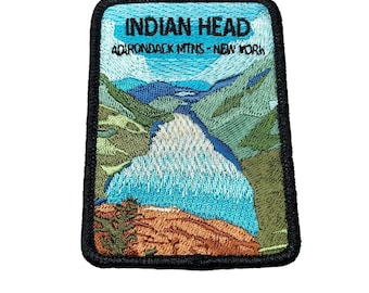 Indian Head Adirondack Mountains New York - ADK Hiking Patch