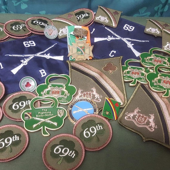 69th infantry Sticker Collection The Fighting 69th Irish Brigade 27th Brigade