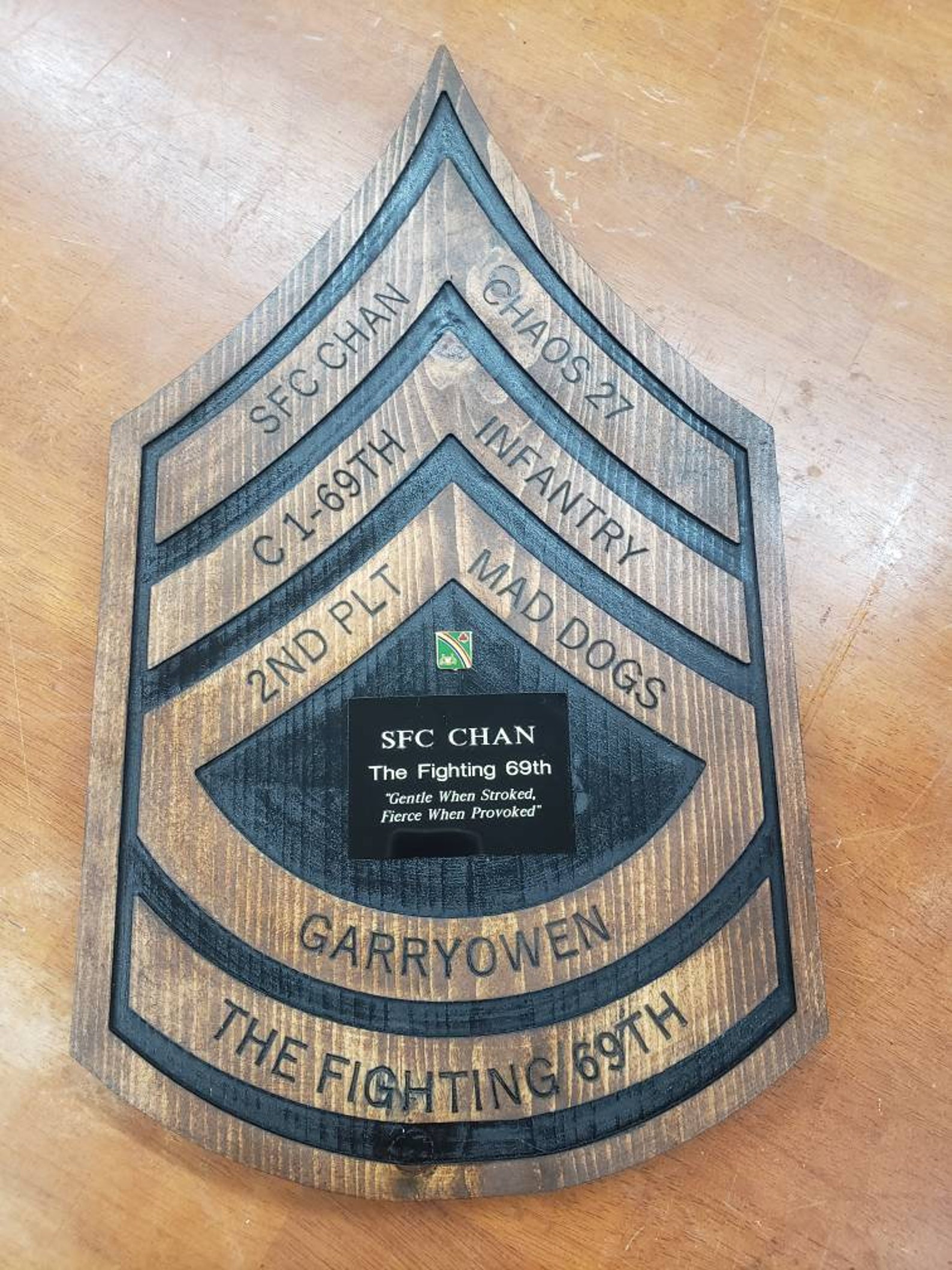 Sergeant First Class SFC Army Military Plaque | Etsy