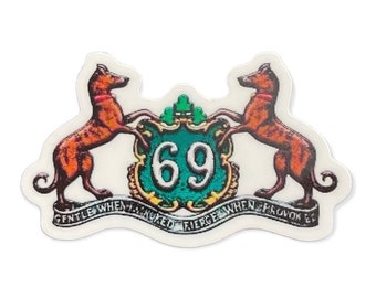 Wolfhound 69th infantry Sticker -  The Fighting 69th Irish Brigade - Army