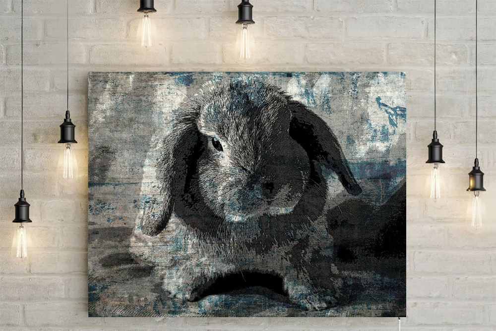 Custom Pet Portrait, Remembrance, In Loving Memory,  Custom Cat, Dog, Rabbit Photo - Canvas or Digital