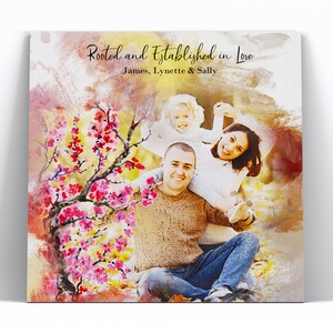 Personalised Family Tree Art Piece, Gift for Grandparents, Family gift, Gift for Parents, Gifts for her, New home, Family Tree, Christmas