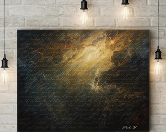 Psalm 91 Canvas Art | Motivational Christian Scripture Wall Decor