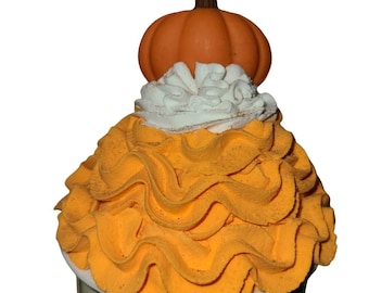 Pumpkin Spice Faux Whipped Cream Mug Topper, Fall Tiered Tray Decor