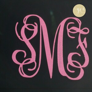 Custom Monogram Boot Decal: Personalized Vinyl Decals immagine 10