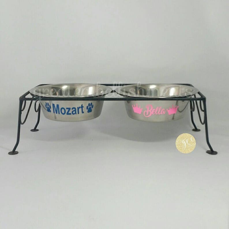 Personalized Dog Bowl Custom Stainless Steel Dog Bowl Etsy