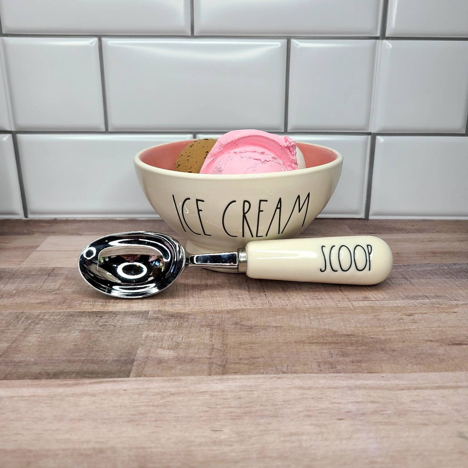 Set of 3 Fake Ice Cream Scoops ONLY for Summer Party Decor Etsy