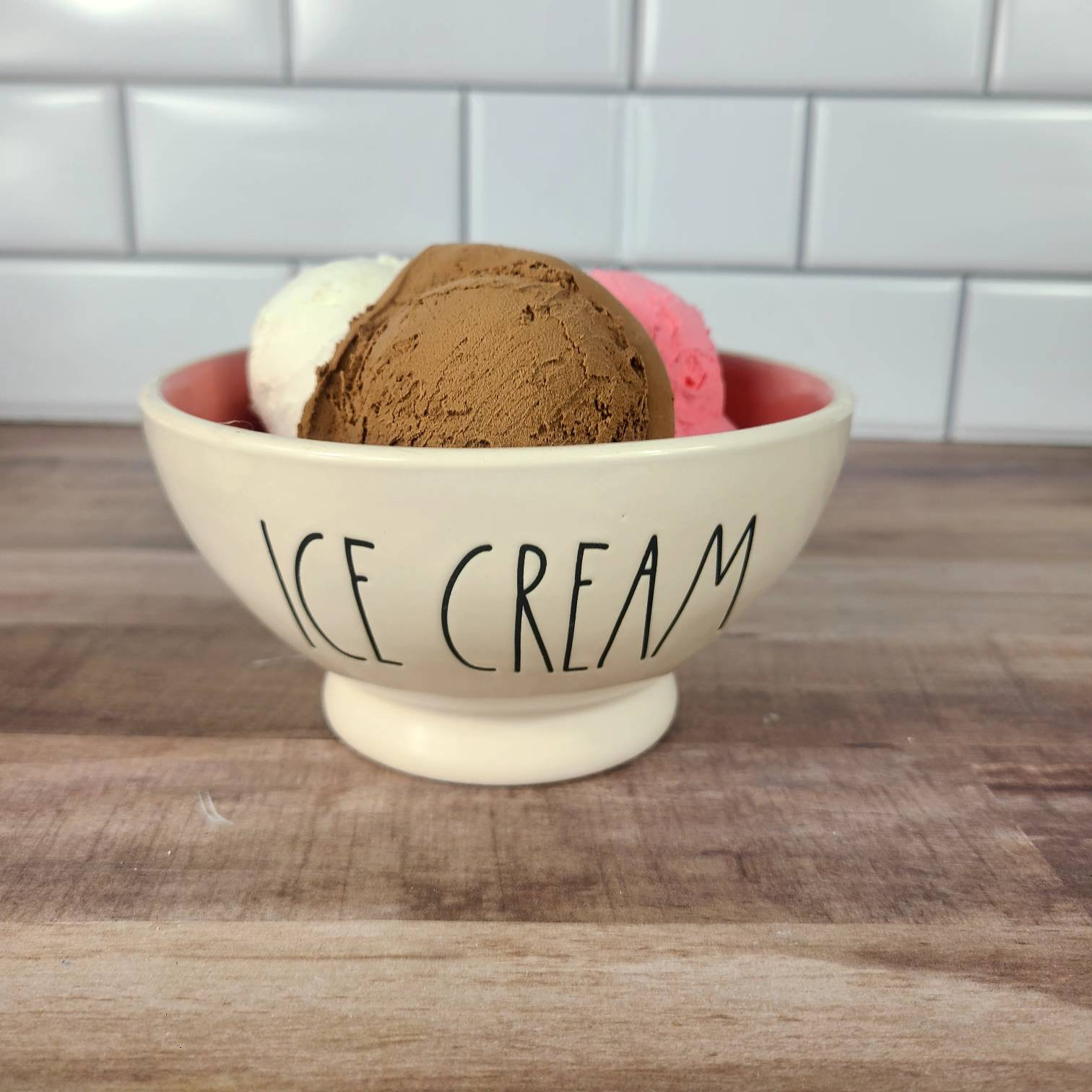 Set of 3 Fake Ice Cream Scoops ONLY for Summer Party Decor Etsy