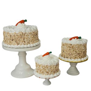 Fake Carrot Cake, Easter Tier Tray Decor, Fake Easter Cake, Easter Fake Bake, Faux Carrot Cake, Easter Tray Decor, Easter Decorations