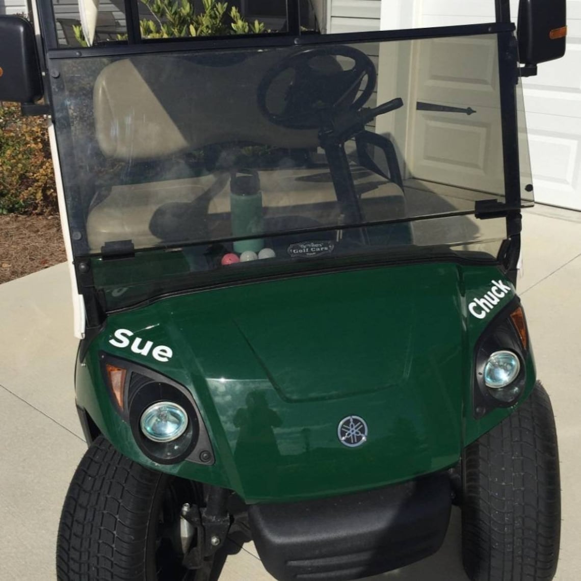 Custom Golf Cart Name Decal Golf Cart DecorName Decal Etsy