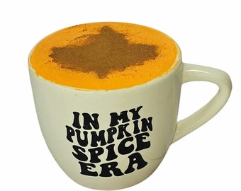 Pumpkin Spice Mini Mug, Fall Tiered Tray Decor, Fake Dessert Decor
