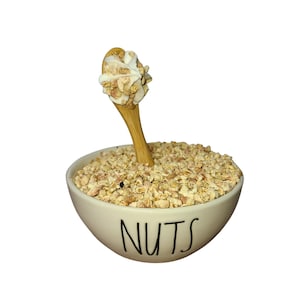 Fake Whipped Cream Spoon, Faux Nuts, Fall Tiered Tray Decor