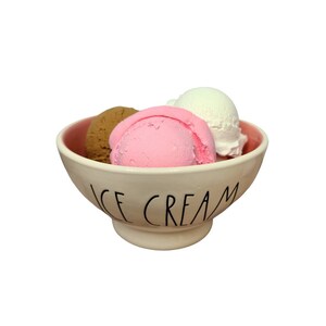 Set of 3 Fake Ice Cream Scoops ONLY for Summer Party Decor, Summer ...