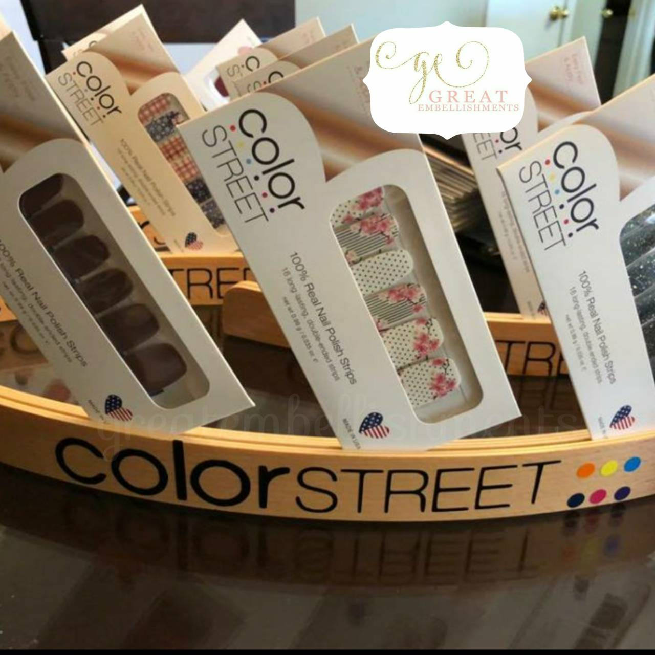 Color Street Display Nail Decal Display Color Street Setup Etsy