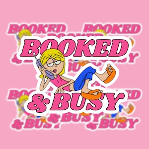 Lizzie Booked & Busy Sticker Waterproof |  Lizzie McGuire