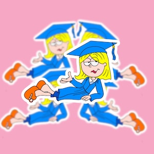 Lizzie Graduation Sticker Waterproof |  Lizzie McGuire