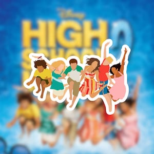 High School Musical 2 cover Sticker Waterproof |  High School Musical