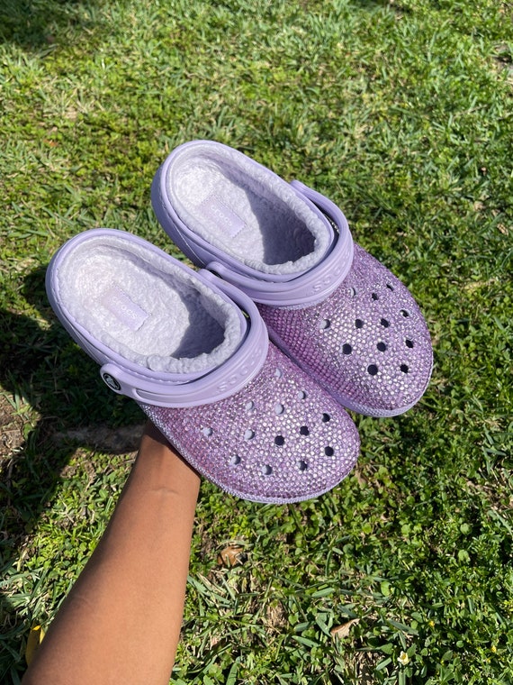 Rhinestone Crocs Custom Etsy