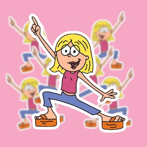 Lizzie Dancing Sticker Waterproof |  Lizzie McGuire