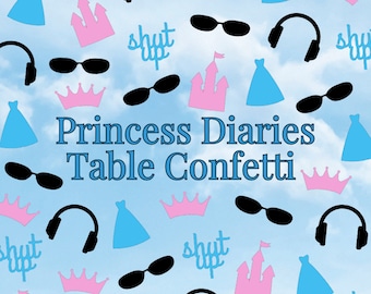 Confettis de table Princess Diaries