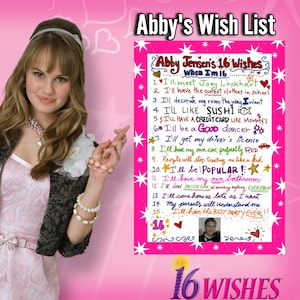 16 Wishes Abby Jensen&#39;s Wish List | Digital File