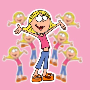 Lizzie Happy Sticker Waterproof |  Lizzie McGuire