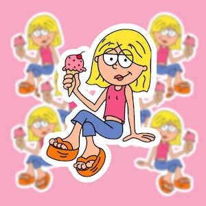 Lizzie With Ice Cream Sticker Waterproof |  Lizzie McGuire